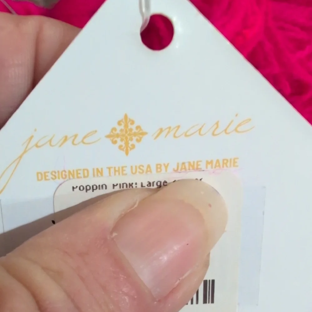 Jane Marie Pink and Gold Cosmetics Bag - New With Tags